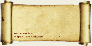 Una Šljivovac vizit kartica